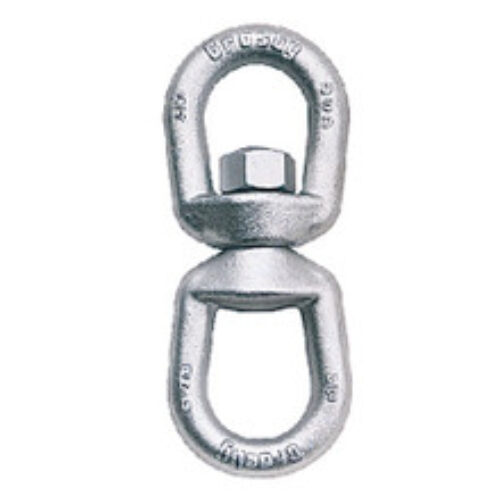 Crosby G-402 5/16″ Eye & Eye Swivel – 1250 lbs WLL – #1016055