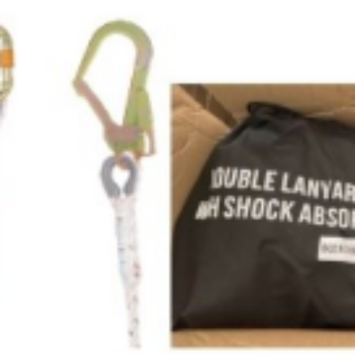 Lanyard Rope Carabiner W/Scaffolding Hook