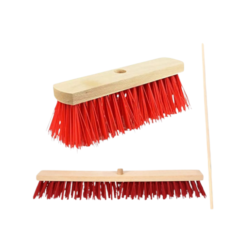 Hard Broom W/Handle