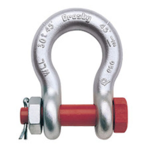 Crosby 1/2″ G-2140 Alloy Bolt Type Anchor Shackle – 3-1/3 Ton WLL – #1021029