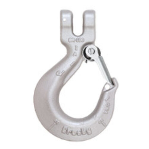 Crosby 1/2″ L-1339 Grade 100 Clevis Sling Hook w/ Latch – 15000 lbs WLL – #1049149
