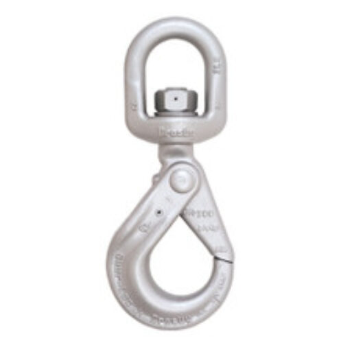 Crosby 1/2″ S-1326 Shur-Loc Grade 100 Self-Closing Swivel Hook – 15000 lbs WLL – #1004331