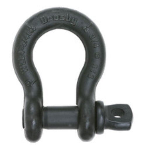 Crosby 1/2″ S-209T Screw Pin Anchor Shackle – 2 Ton WLL – #1018742