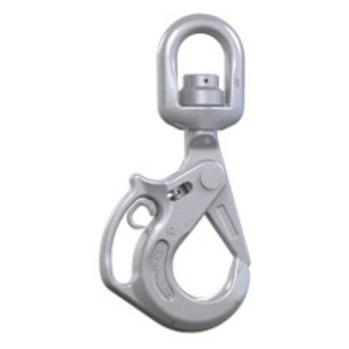 Crosby 3/4″ S-13326AH Shur-Loc Grade 100 Self-Closing Swivel Handle Hook – 35300 lbs WLL – #1005023