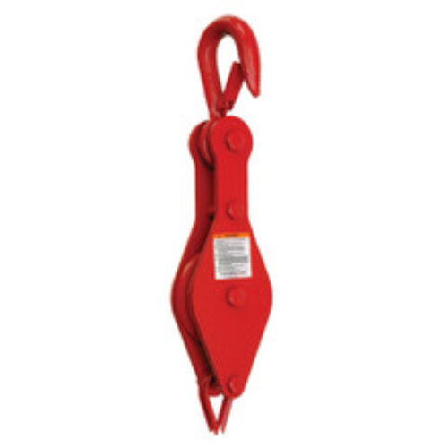 Crosby Western 6″ HS-261-B Single Sheave Manila Block – 3/4″ Rope – 1800 lbs WLL – #666862