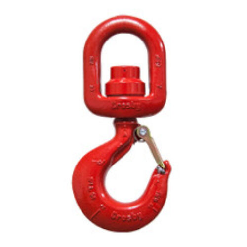 Crosby L-3322B 2 Ton Alloy Ball Bearing Swivel Hook w/ Latch – #1028609