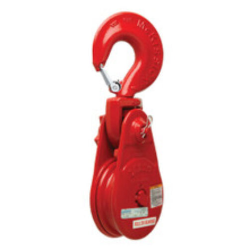 Crosby L-5-H 5″ BB Snatch Block w/ Hook – 6 Ton WLL – #599506