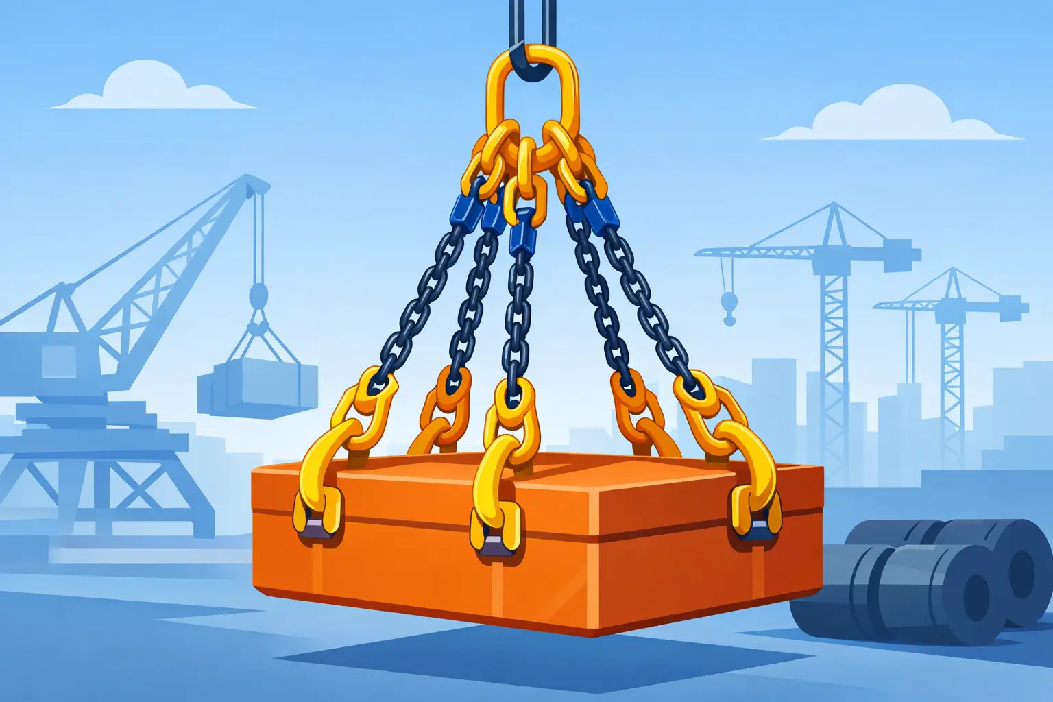 Grade 100 Chain Slings for Safer Heavy Lifts