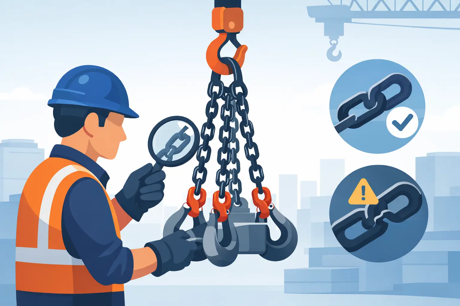How to Inspect Chain Slings Before Every Lift
