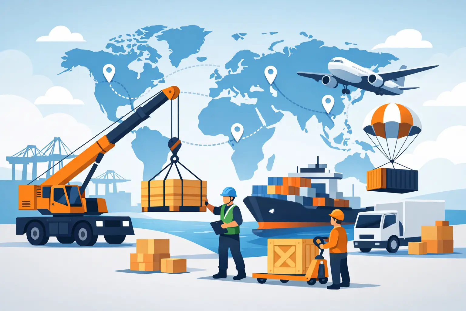 Lifting Equipment Worldwide Shipping for Field Teams