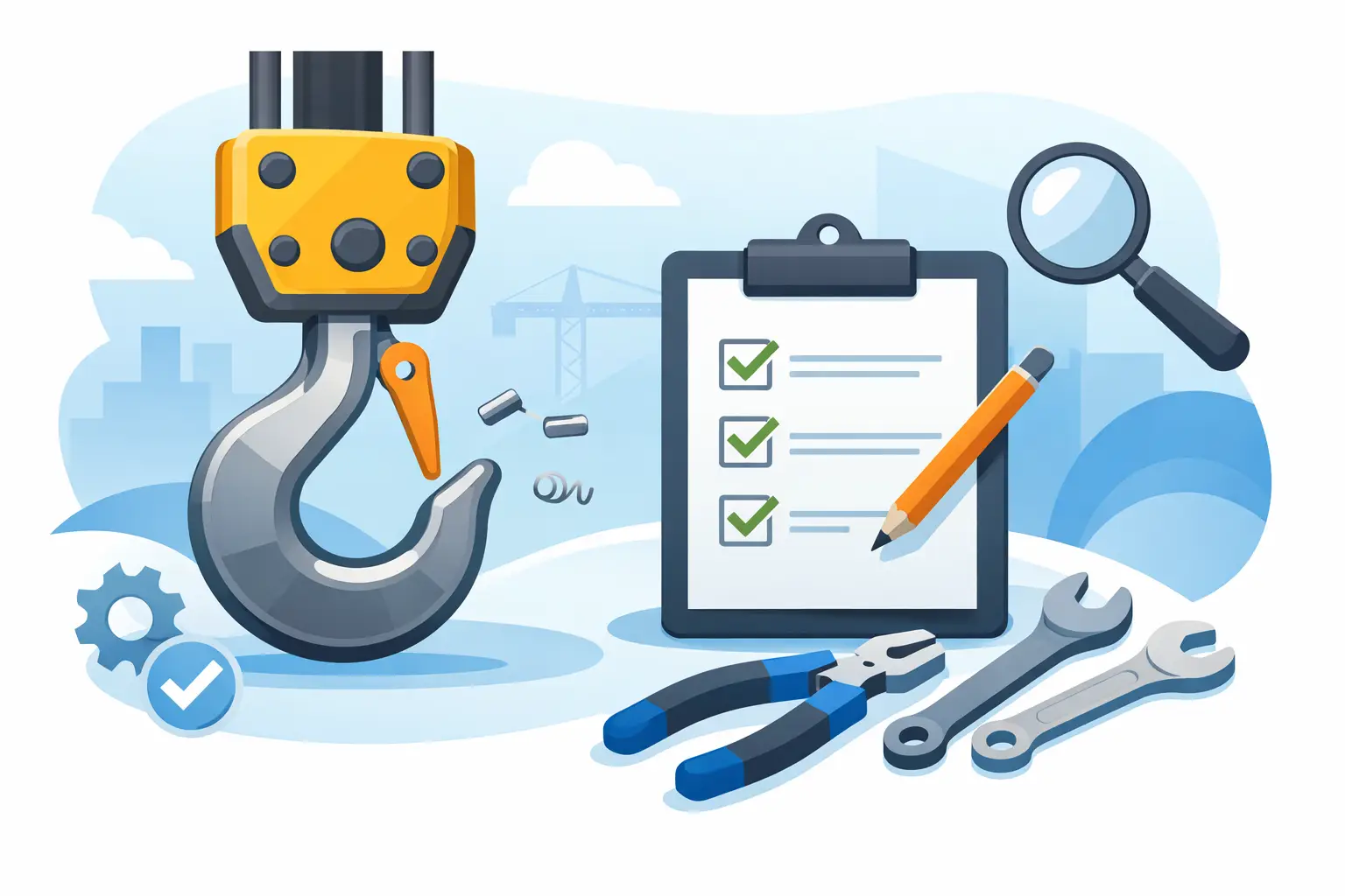 Lifting Hook Latch Replacement Checklist